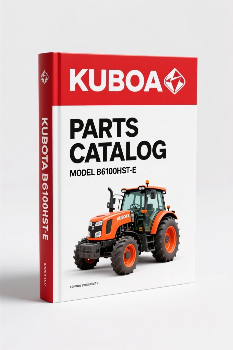 Kubota B6100HST-E Parts Catalog – 130 Pages OEM Parts Breakdown