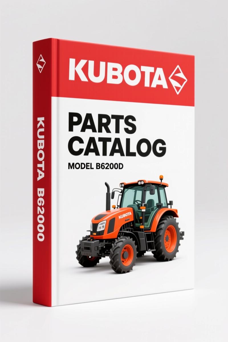 Kubota B6200D Parts Catalog – 198-Page OEM Parts Breakdown