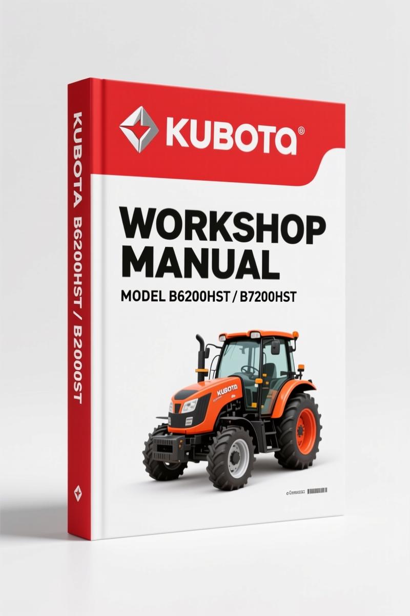Kubota B6200HST, B7200HST 1991 Workshop Manual – Factory OEM Service