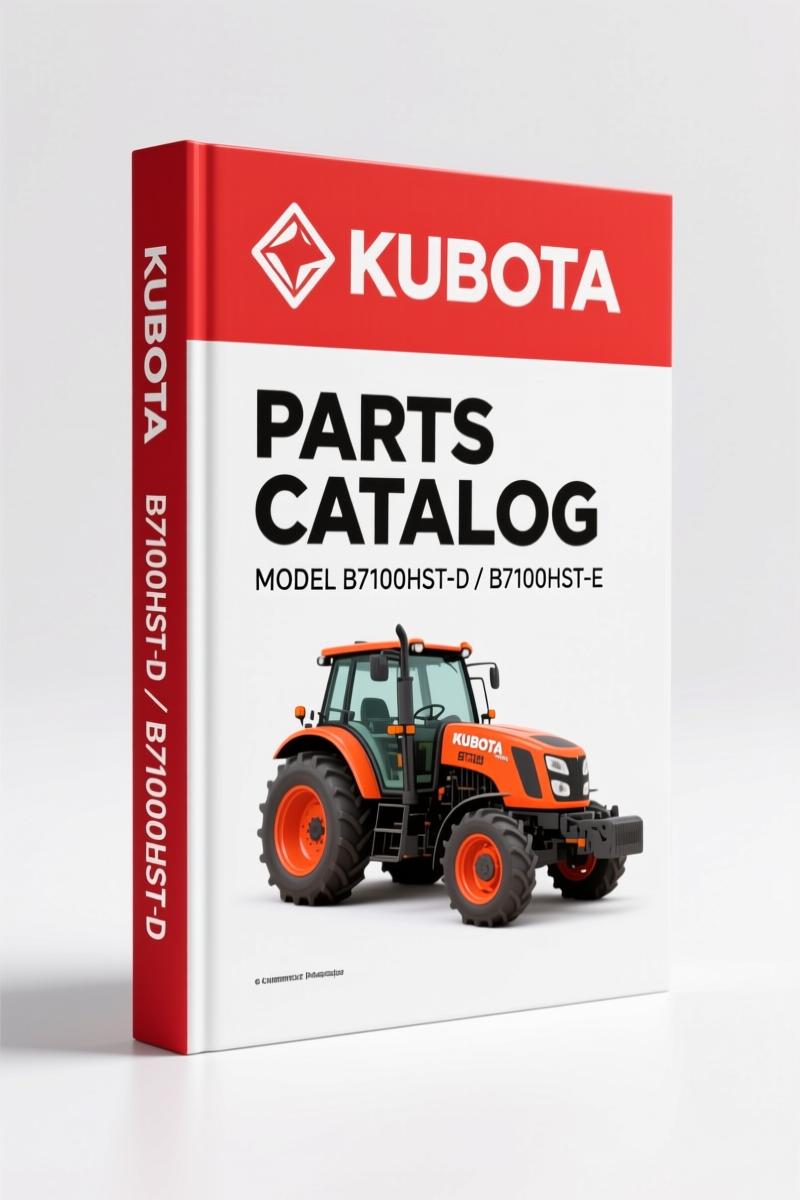 Kubota B7100HST-D Parts Catalog – 146 Pages OEM Parts Breakdown