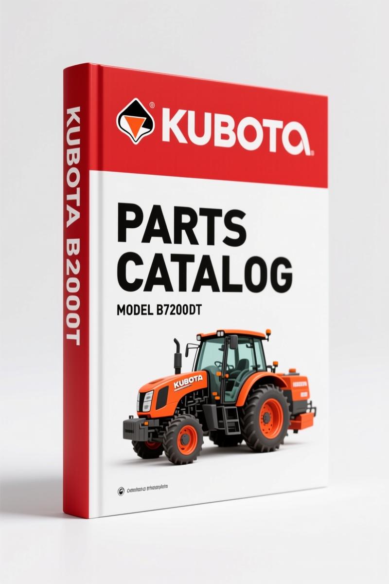 Kubota B7200DT Parts Catalog – 214-Page Factory OEM Parts Guide