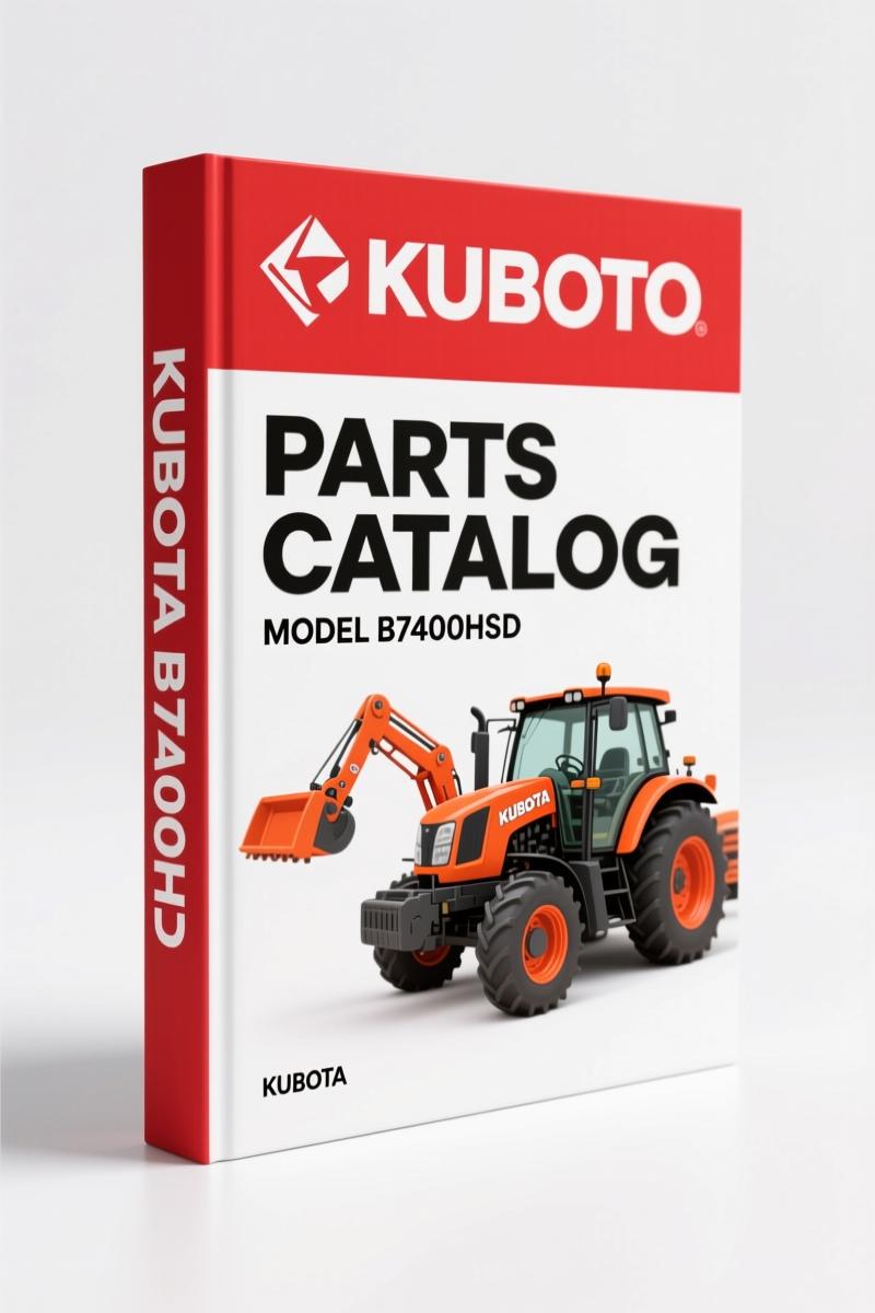 Kubota B7400HSD Parts Catalog – 323 Pages OEM Parts Breakdown