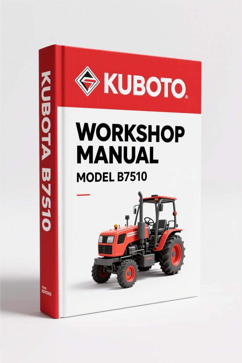 Kubota B7410, B7510, B7610 Workshop Manual – Factory Service Data