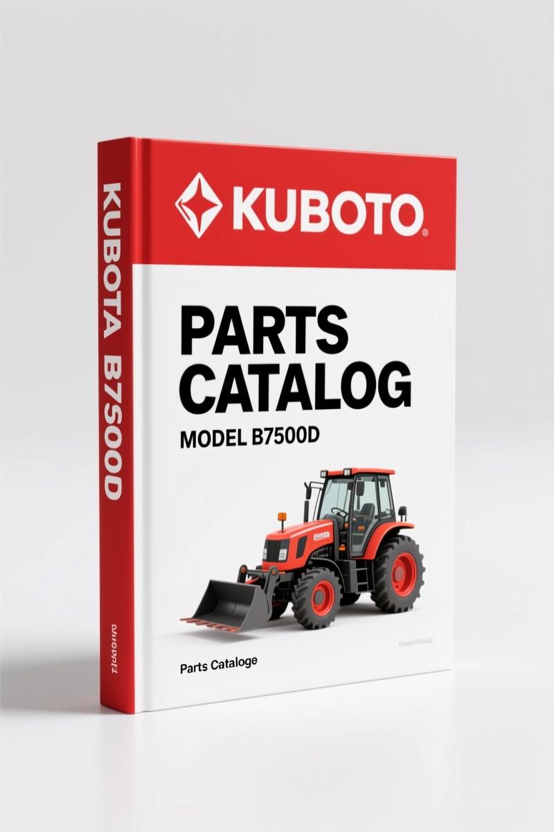 Kubota B7500D Parts Catalog – 336 Pages OEM Parts Breakdown