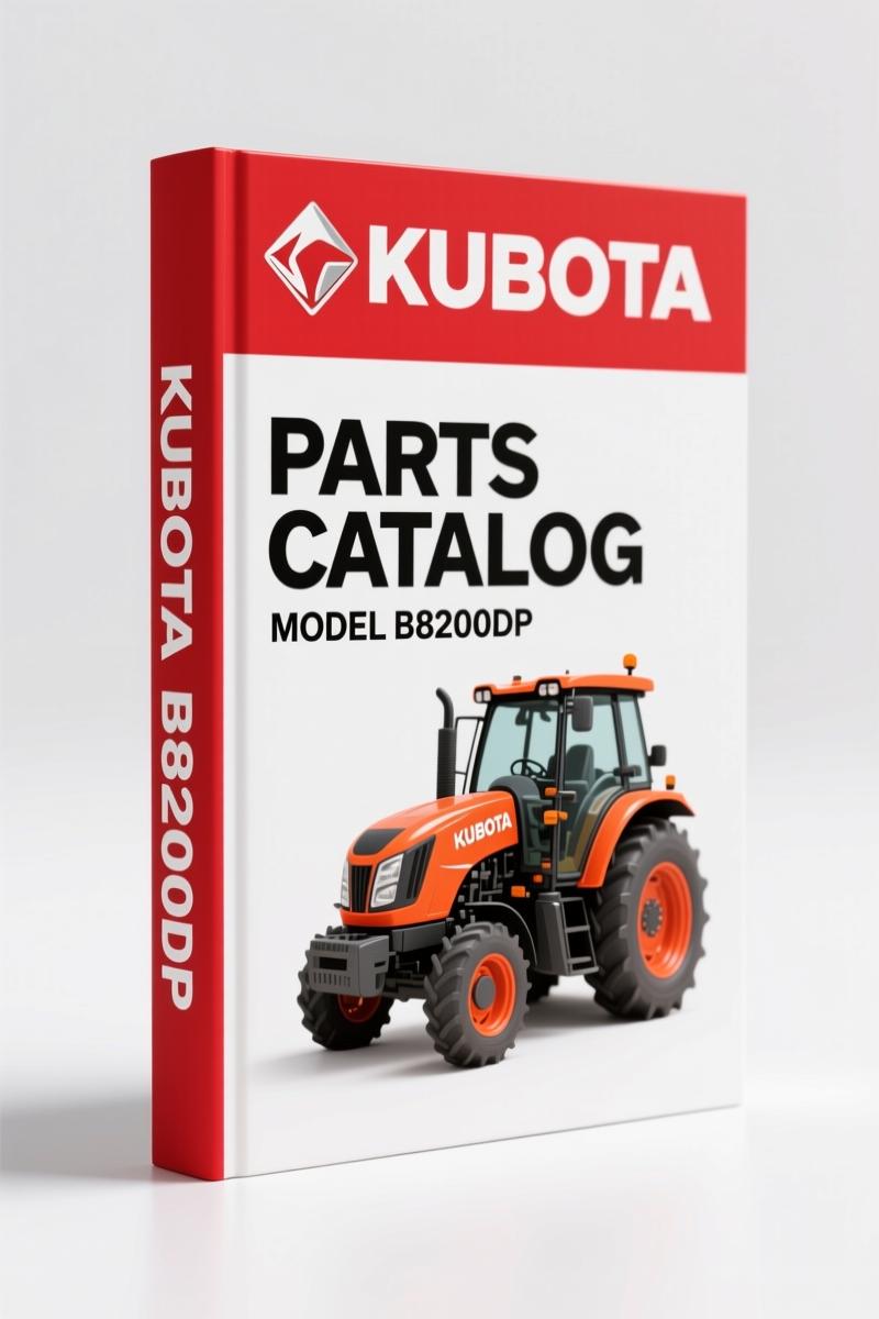 Kubota B8200DP Parts Catalog – 202 Pages OEM – AutoFix Global