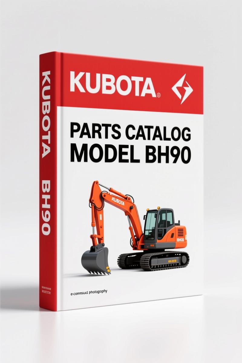 Kubota BH90 Parts Catalog – 65-Page OEM Exploded-View Diagrams