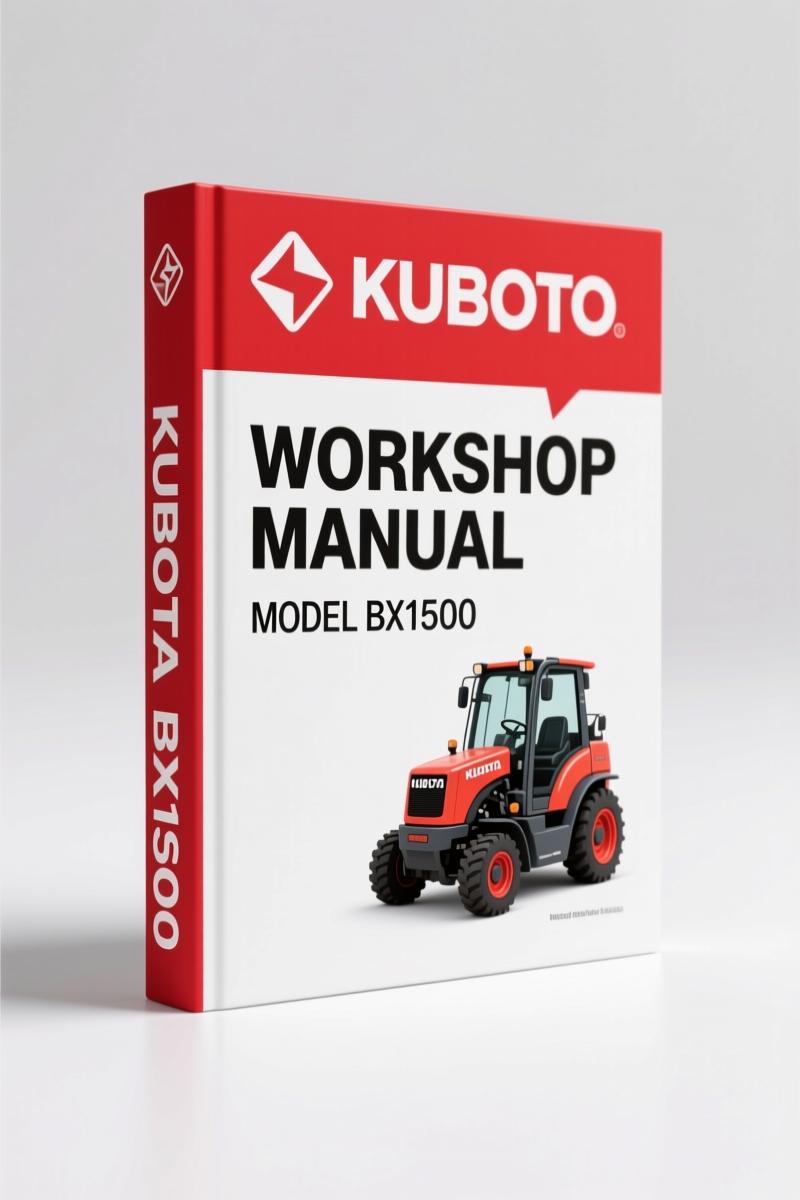 Kubota BX1500 Workshop Manual – OEM Factory Service Data