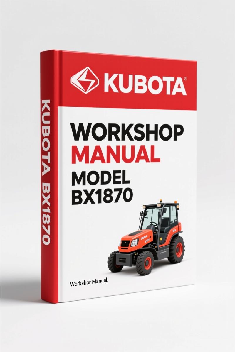 Kubota BX1870 BX2370 BX2670 2012 Operators Manual – Factory Specs