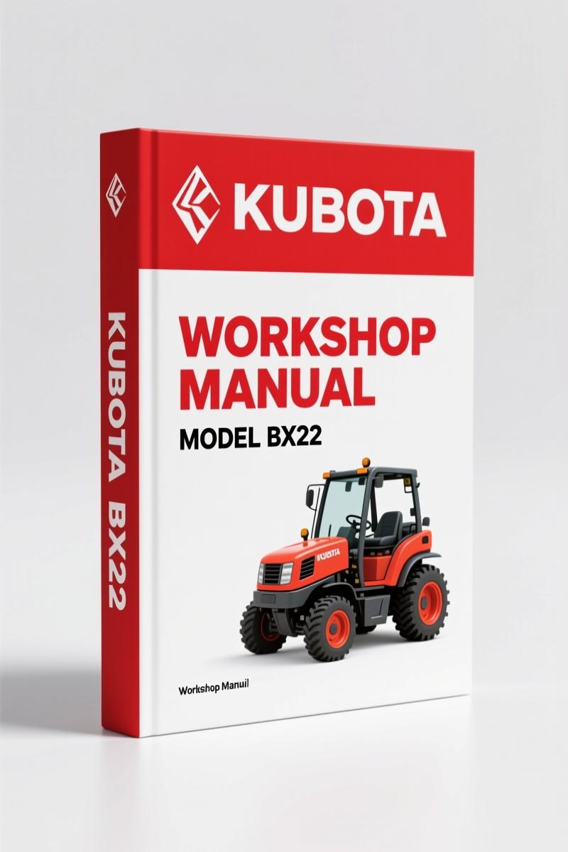Kubota BX22, LA210, BT600 Workshop Manual – Factory Service Data