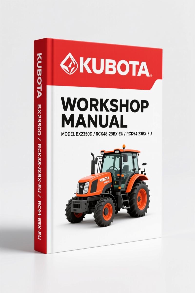 Kubota LA243 BX2350D RCK Mowers 2006 Workshop Manual