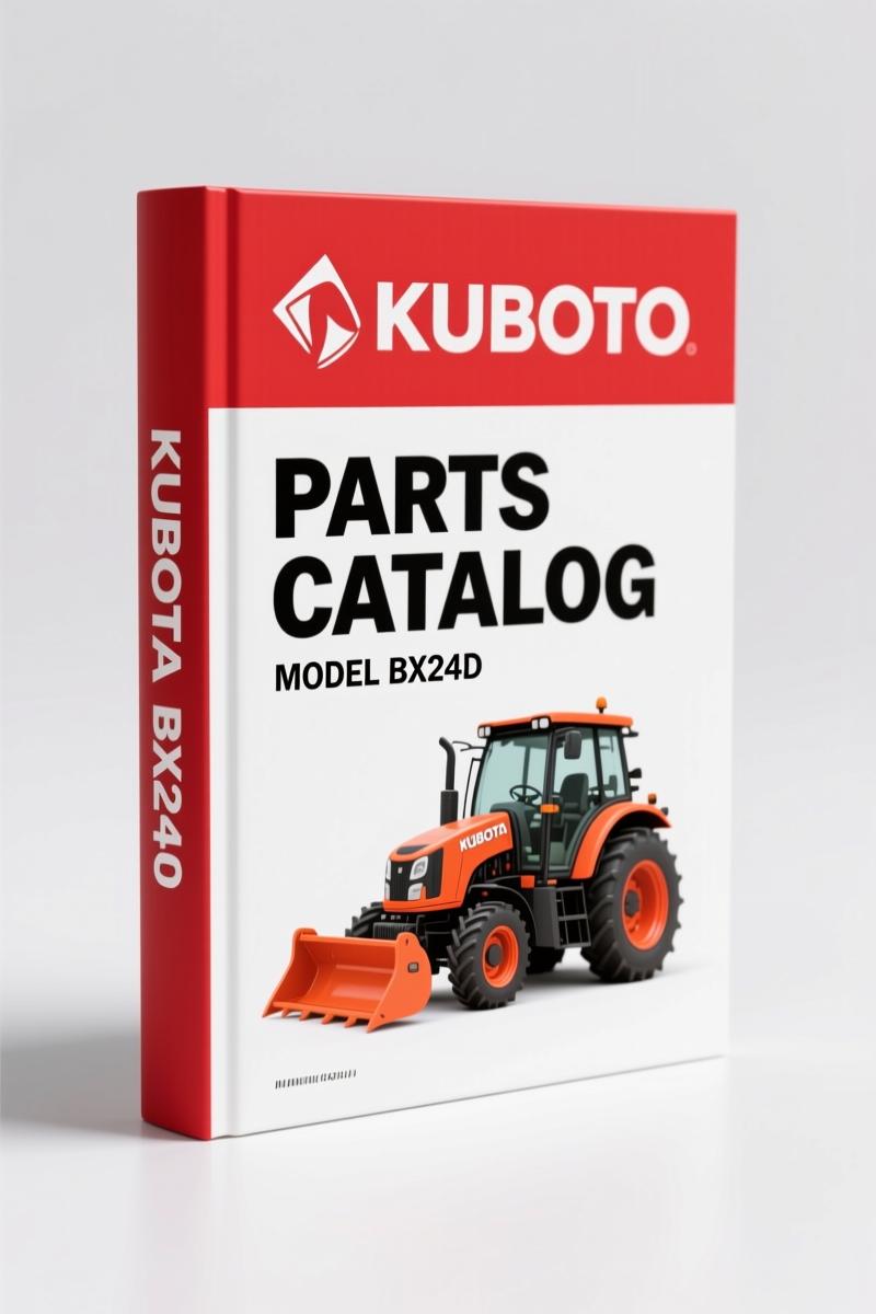 Kubota BX24D Parts Catalog – 281 Pages OEM Factory Parts Breakdown