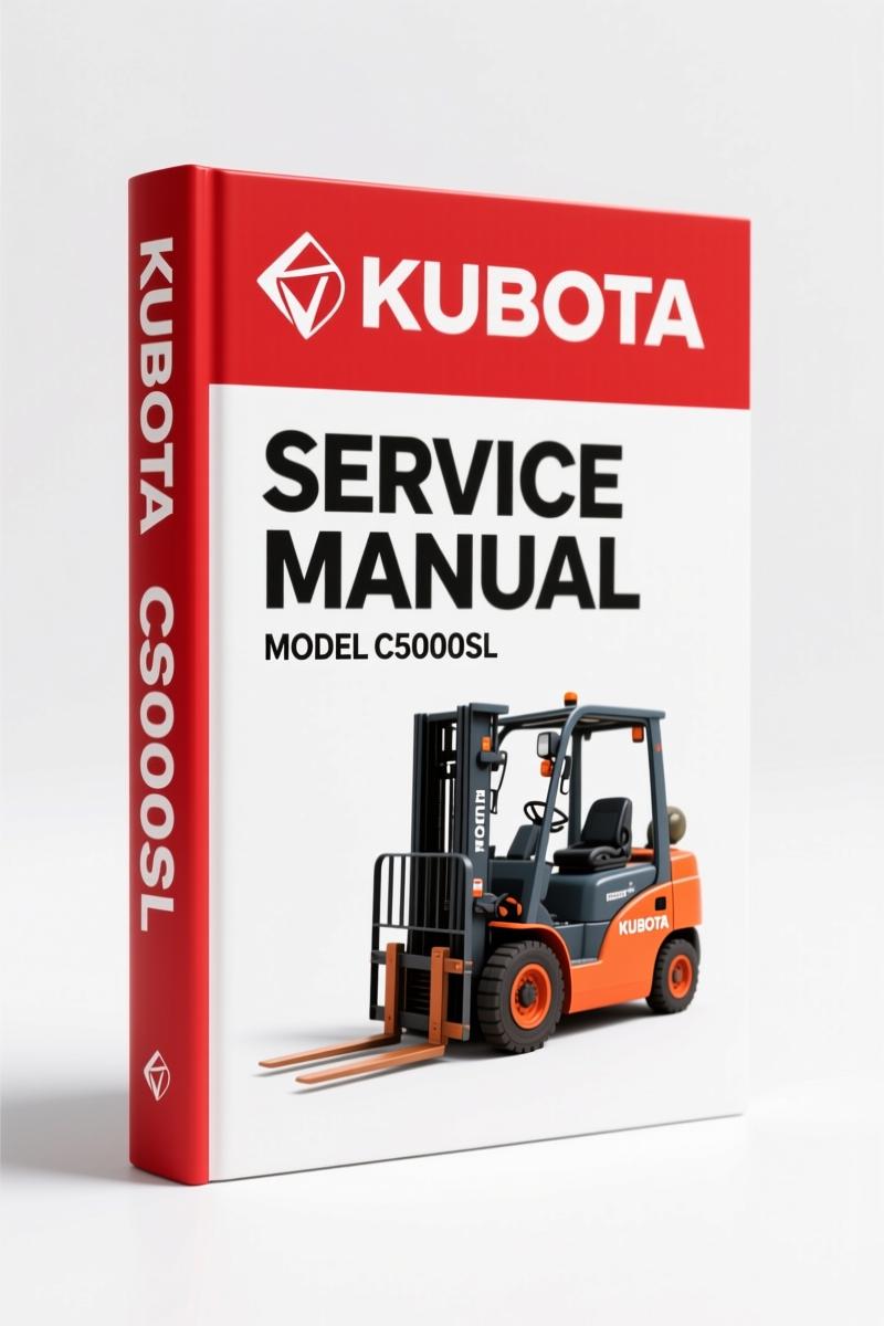 Kubota C5000SL Service Manual – Factory Specs for Combi-Lift