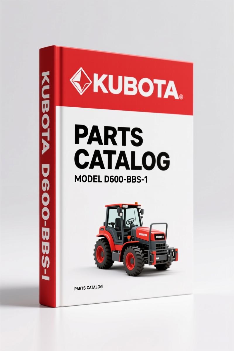 Kubota D600-BBS-1 1991 Parts Catalog – 57 Pages of OEM Exploded-View Diagrams