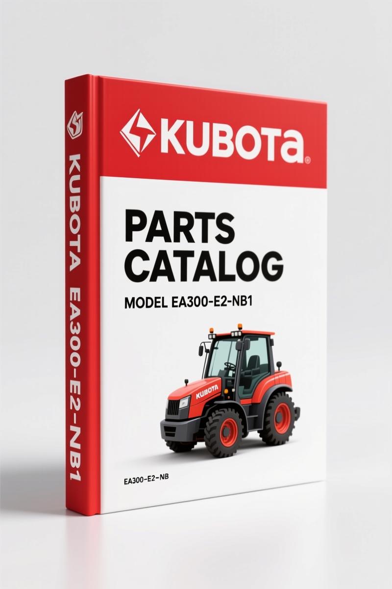 Kubota EA300-E2-NB1 2005 Parts Catalog – 43 Pages OEM Parts Breakdown