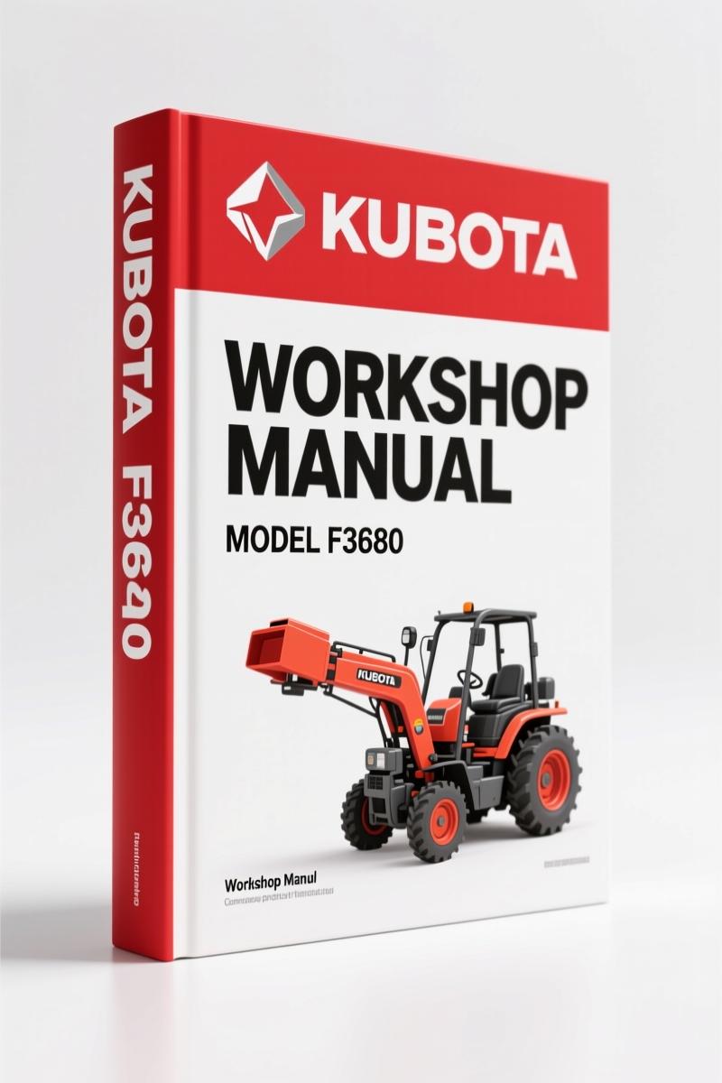 Kubota F2880 F3680 2006 Workshop Manual – 315 Pages of Factory Specs