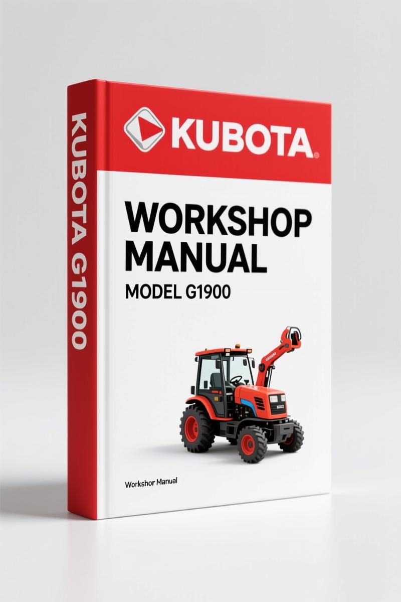 Kubota G1700, G1800, G1900, G2000 Workshop Manual – 422-Page Factory Service Data