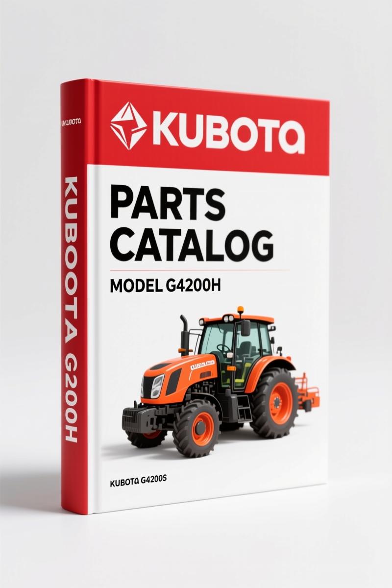 Kubota G4200H 2010 Parts Catalog – 150 Pages OEM