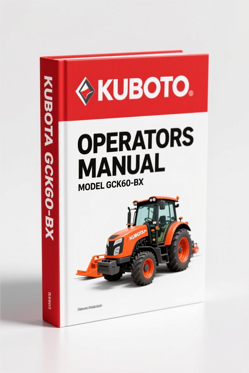 Kubota GCK60-BX Operators Manual – Factory Specs for Grass Catcher