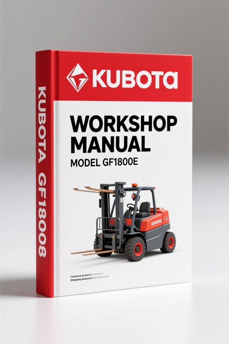 Kubota GF1800, GF1800E Workshop Manual – 328 Pages