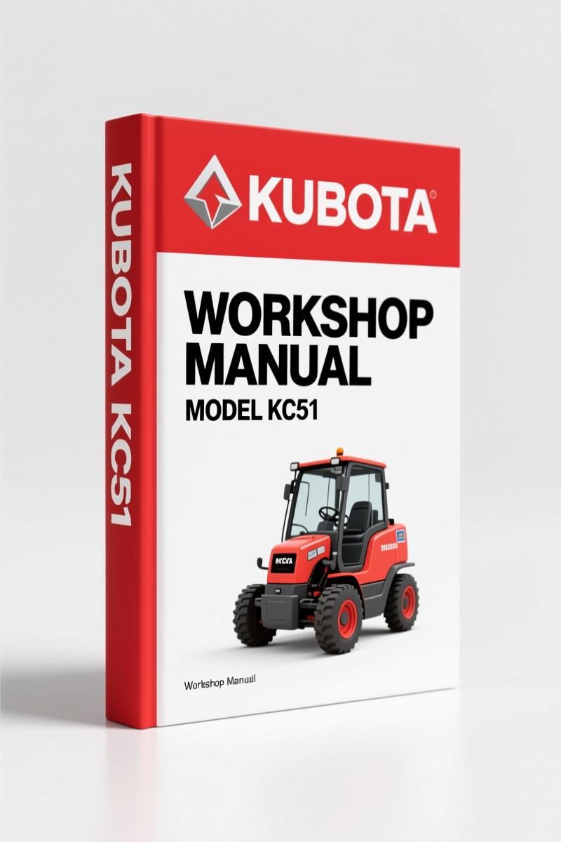 Kubota KC51 Workshop Manual – Factory Service Data | AutoFix Global