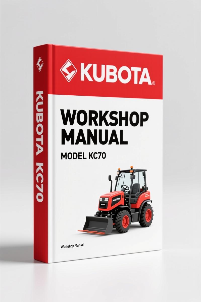 Kubota KC70 Workshop Manual – Factory Torque & Wiring