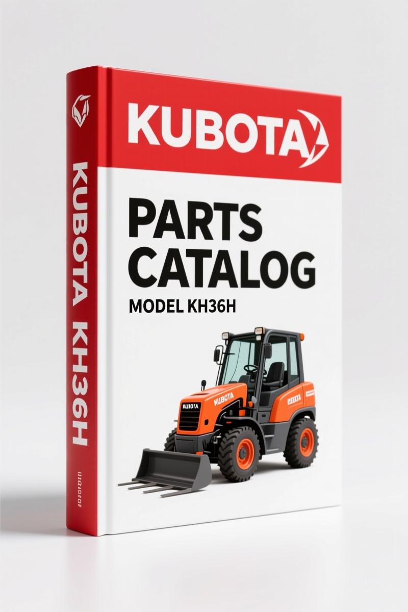 Kubota KH36H Parts Catalog – 223 Pages OEM Exploded-View Diagrams