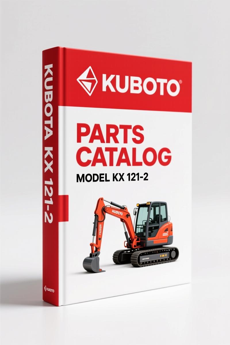 Kubota KX 121-2 Parts Catalog – 354 Pages OEM Exploded Diagrams
