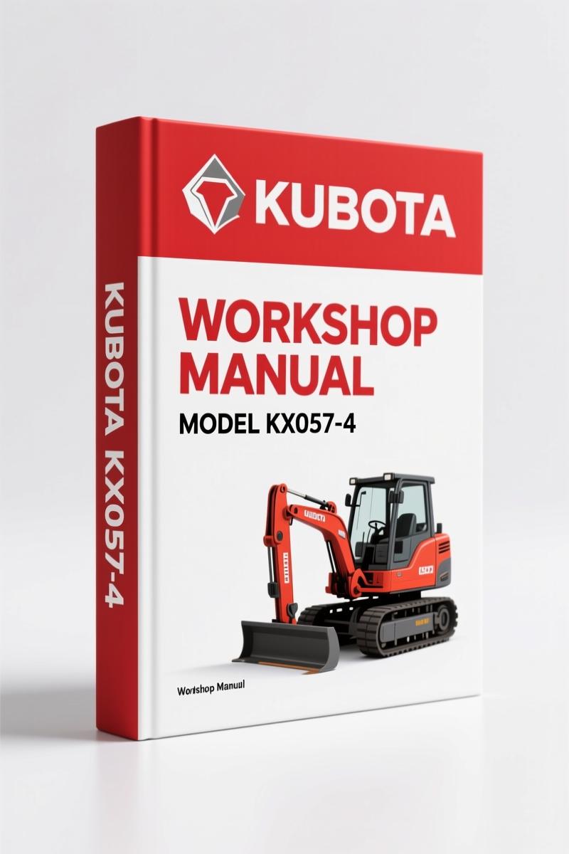 Kubota KX057-4, U55, U55-4 2010 Workshop Manual – 798 Pages