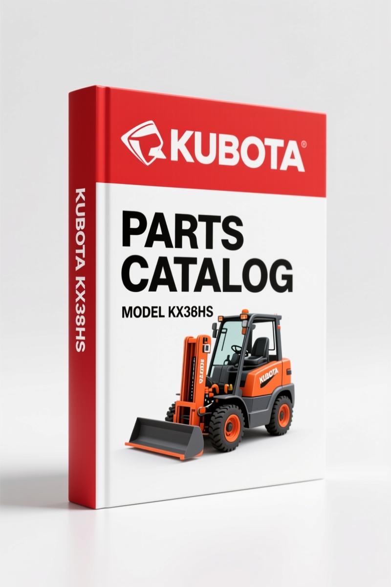 Kubota KX36HS Parts Catalog – 245 Pages OEM Parts Breakdown