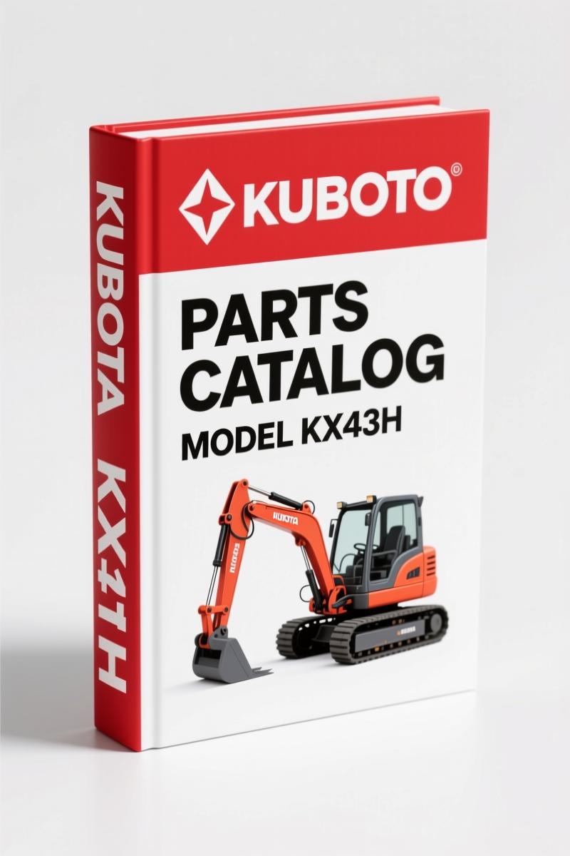 Kubota KX41H Parts Catalog - 238 Pages Factory Diagrams
