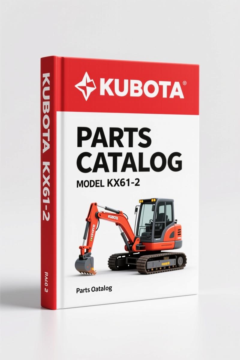 Kubota KX61-2 Parts Catalog – 260 Pages OEM Exploded-View Diagrams