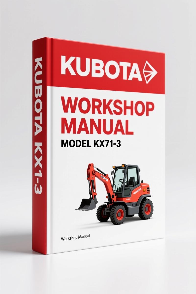 Kubota KX61-3 Parts Catalog – 290 Pages Factory Specs