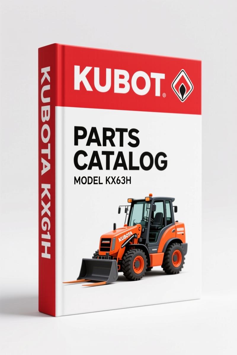 Kubota KX61H Parts Catalog – 273 Pages OEM Exploded-View Diagrams
