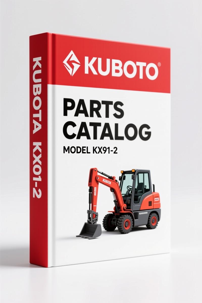 Kubota KX91-2 Parts Catalog – 334 Pages of OEM Parts Breakdown