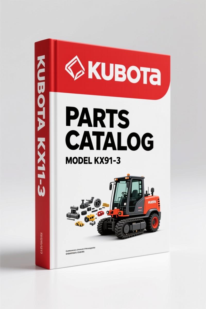 Kubota KX91-3, KX101-3 Workshop Manual – 610 Pages