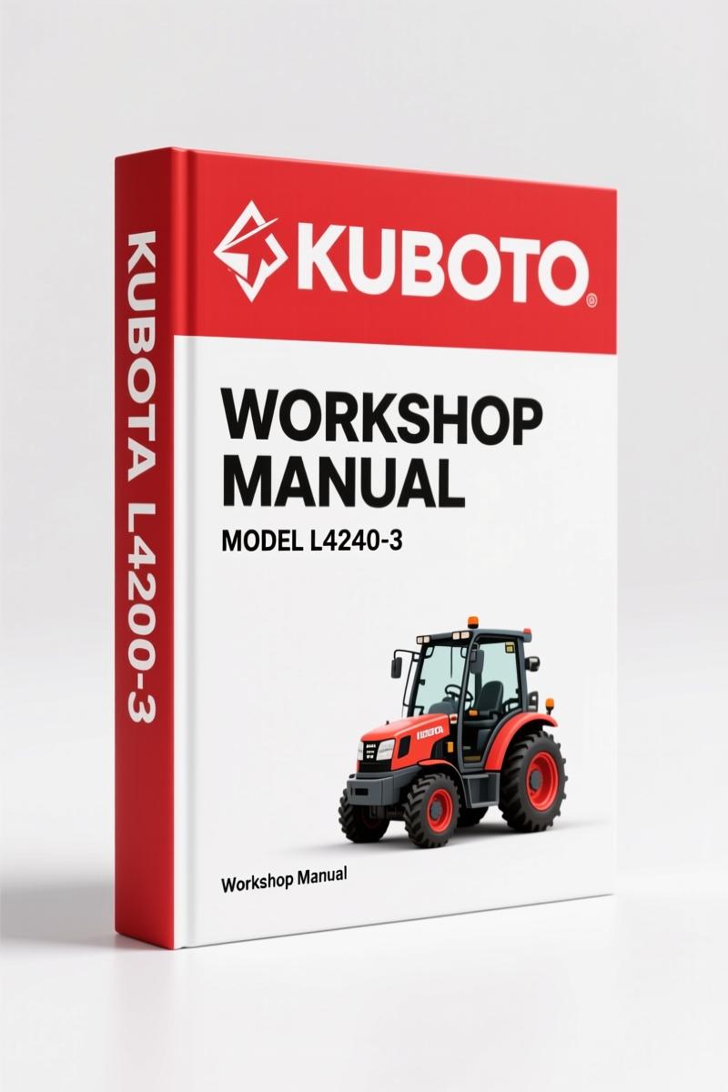 Kubota L3240-3 Workshop Manual 2010 – 748 Pages OEM Service Data