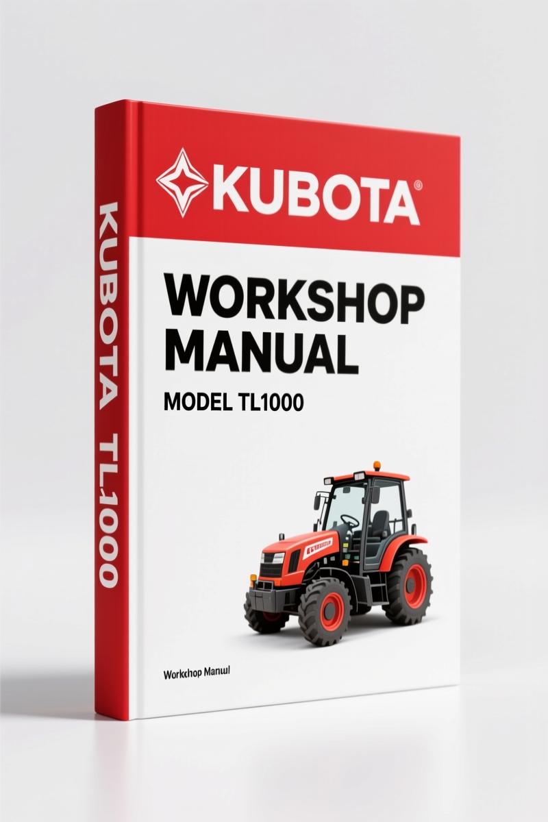 Kubota L39, TL1000, BT1000 2005 Workshop Manual – Factory Specs