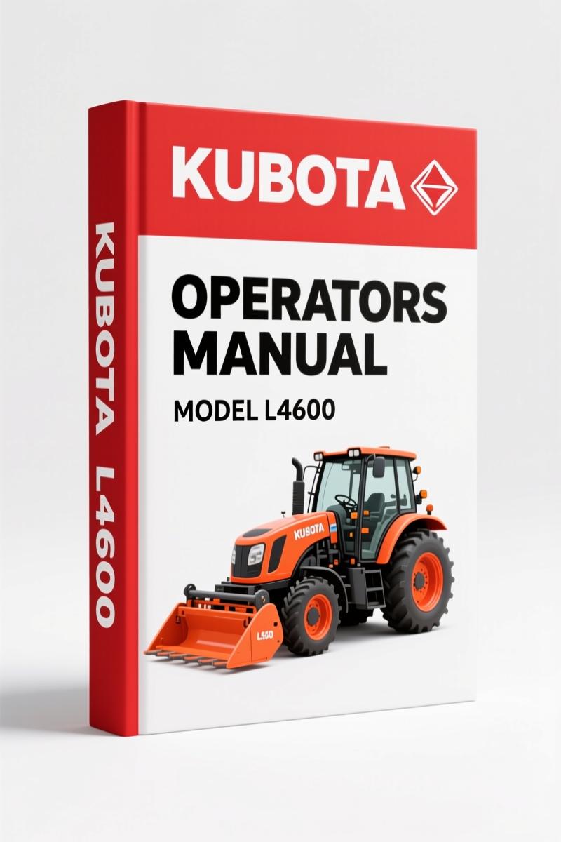 Kubota L4600 2012 Operators Manual – Factory Specs & Maintenance