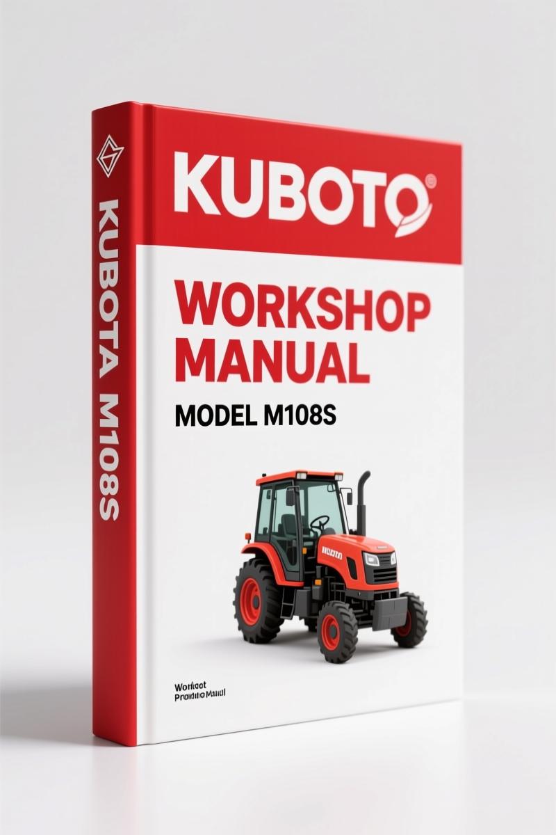 Kubota M108S 2007 Workshop Manual – Factory Service Data