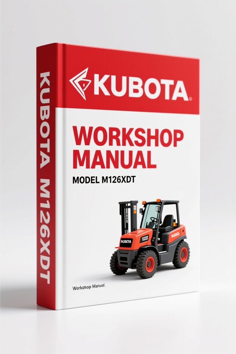 Kubota M126XDT 2009 Workshop Manual – Factory Service Supplement