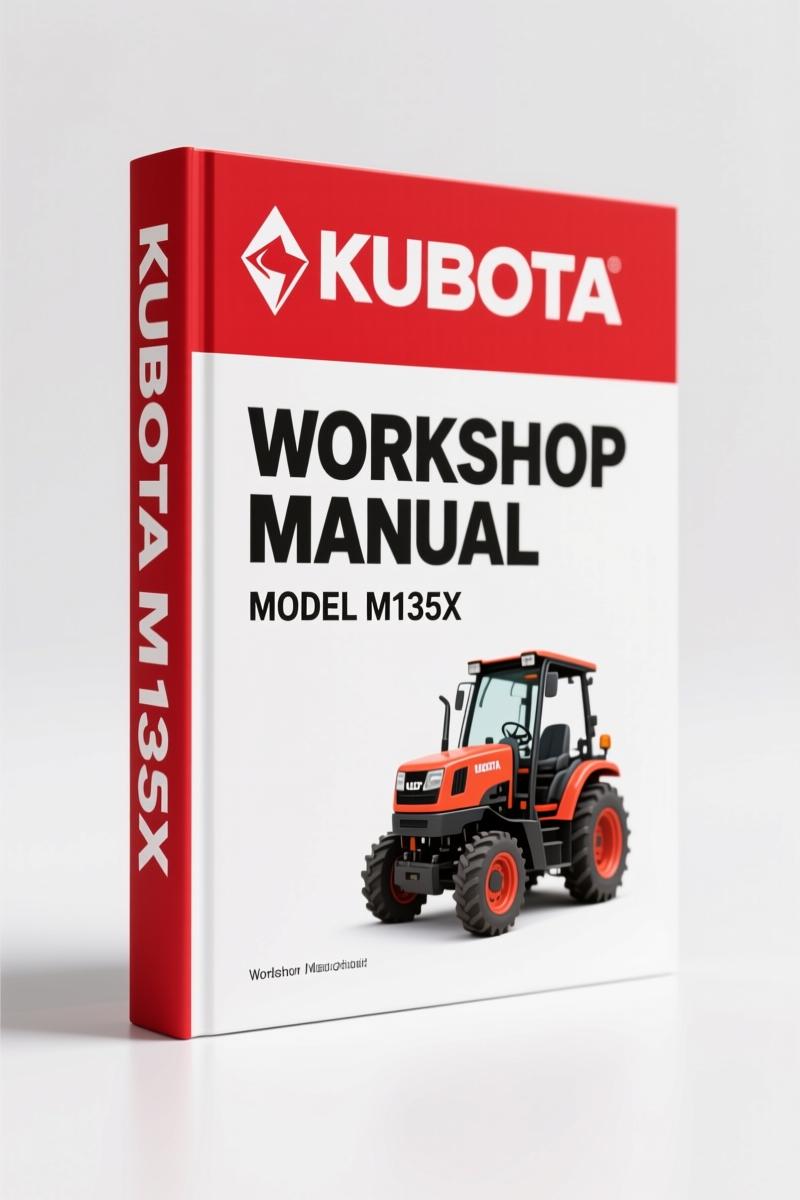 Kubota M135X 2009 Workshop Manual – Factory Service Data