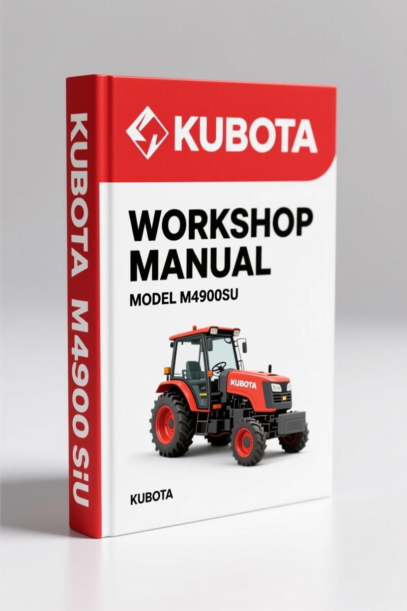 Kubota M4900SU Workshop Manual – Factory Specs for Transmission & Electrical