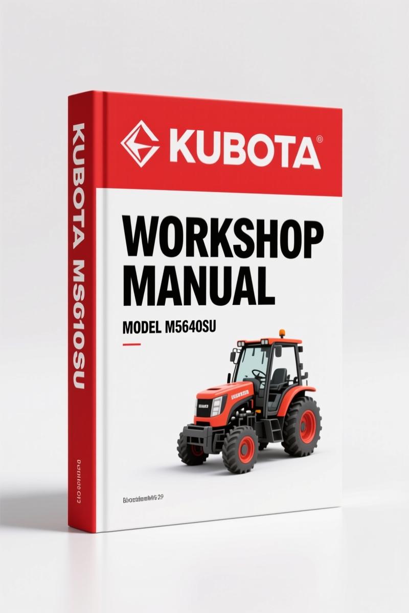 Kubota M5640SU 2009 Workshop Manual – Factory Service Specs