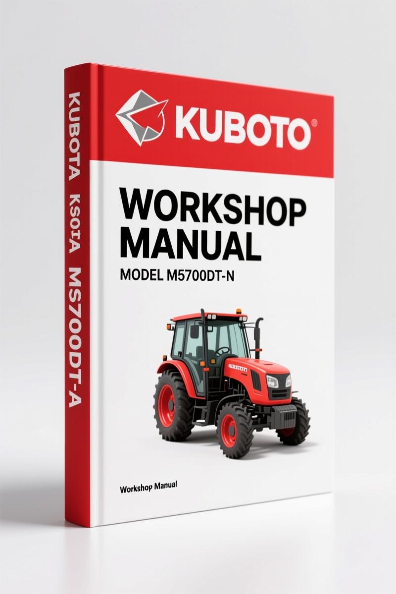 Kubota M5700DT-N Workshop Manual – Factory Supplement Specs
