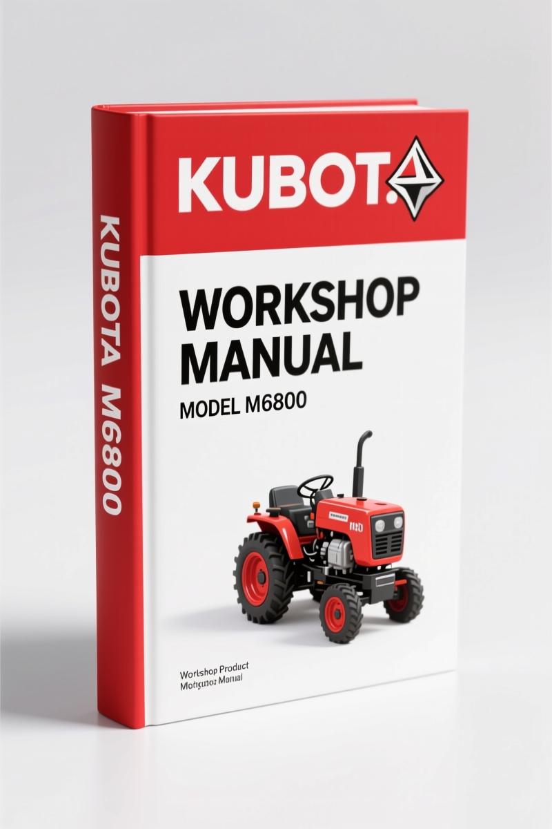 Kubota M8200, M9000, M6800, M6800S Workshop Manual – 609 Pages