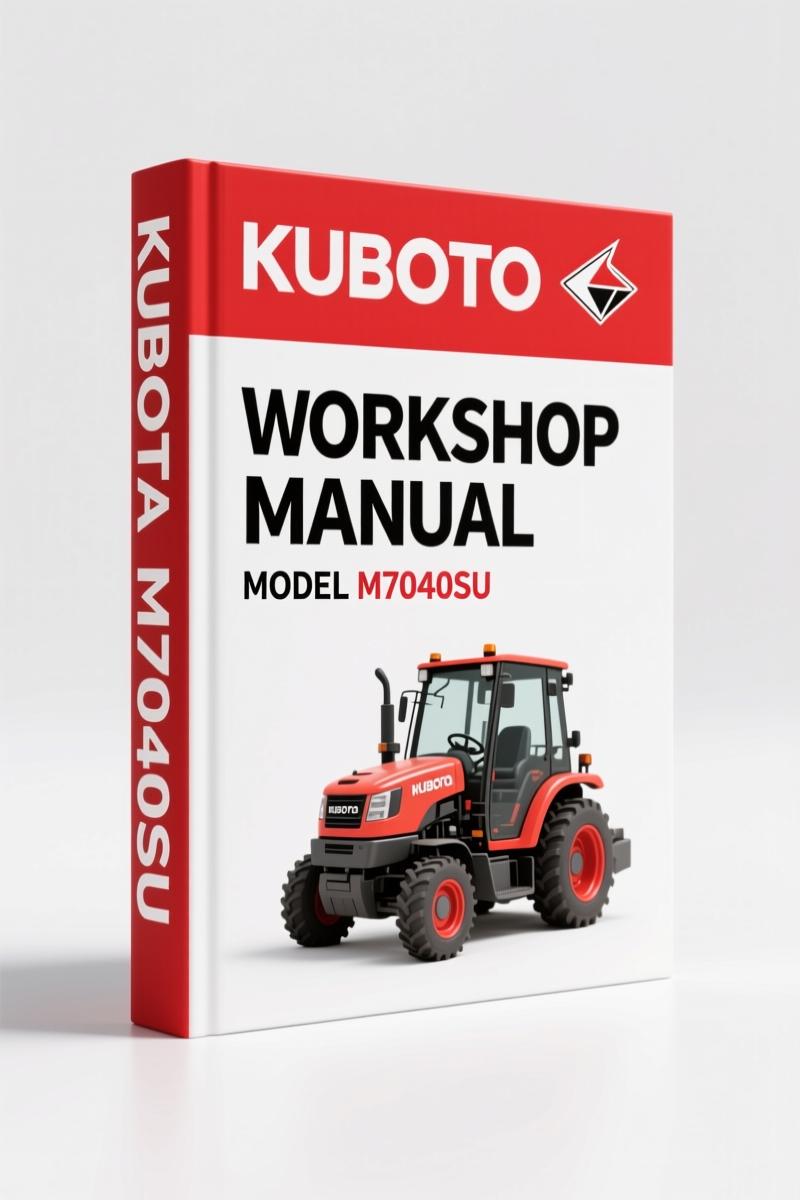 Kubota M7040SU 2009 Parts Catalog – 222 Pages of OEM Exploded-View Diagrams