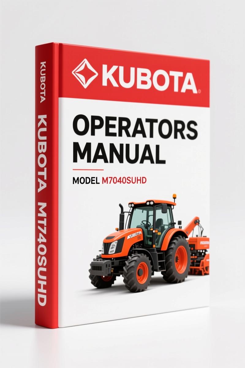Kubota M7040SUHD 2011 Operators Manual – Factory Specs & Safe Operation