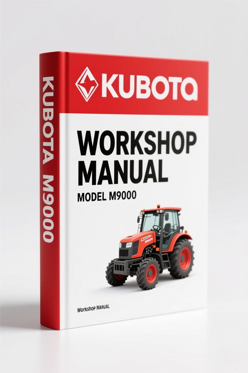 Kubota M8200, M9000 Workshop Manual – Factory Supplement