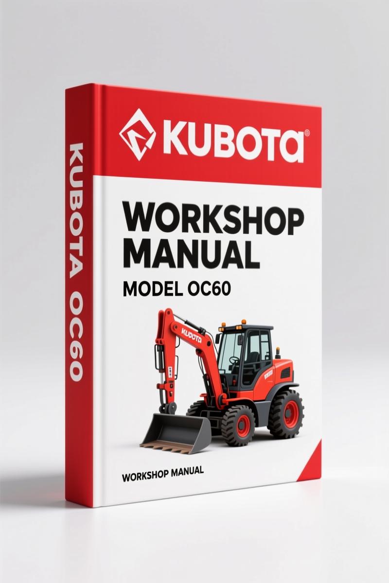 Kubota OC60, OC95 2008 Workshop Manual – Factory Specs