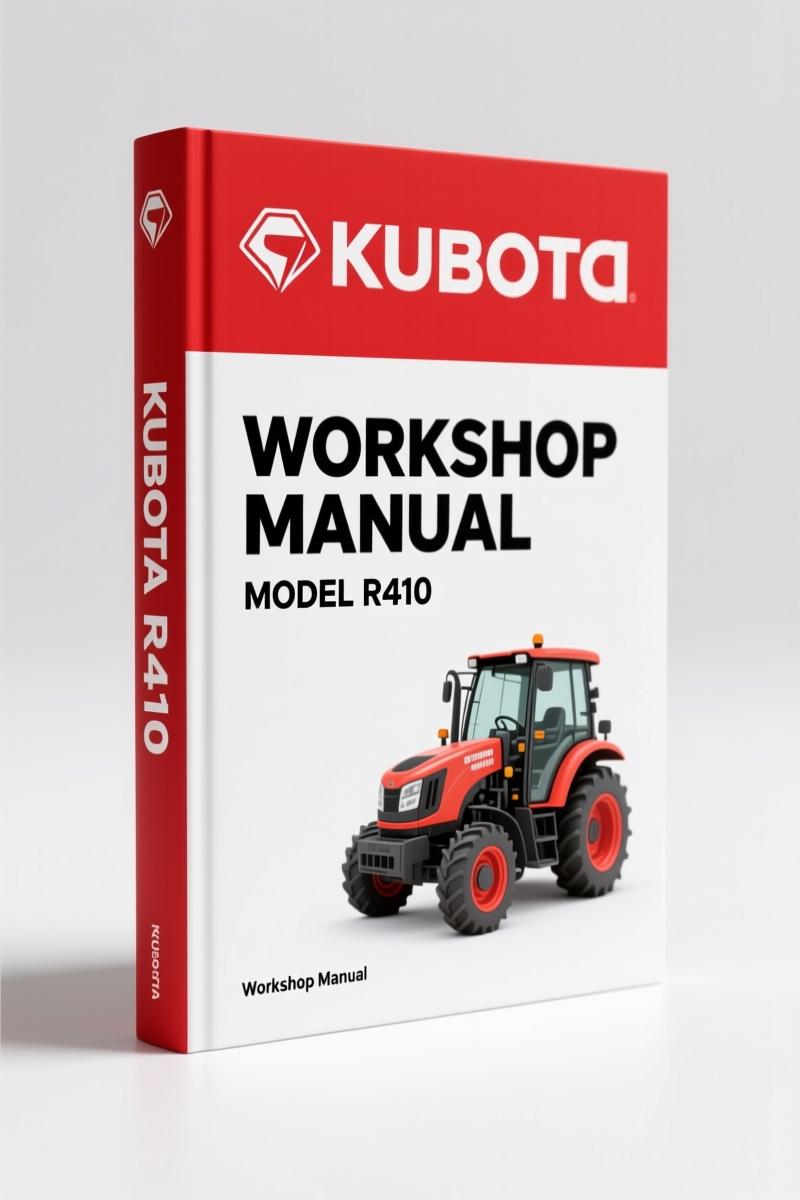 Kubota R310, R410 Workshop Manual – Factory Service Specifications for Wheel Loaders